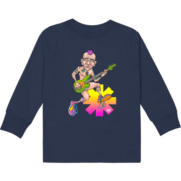 Flea - Red Hot Chilli Peppers - Kids Long Sleeve T-Shirts-image