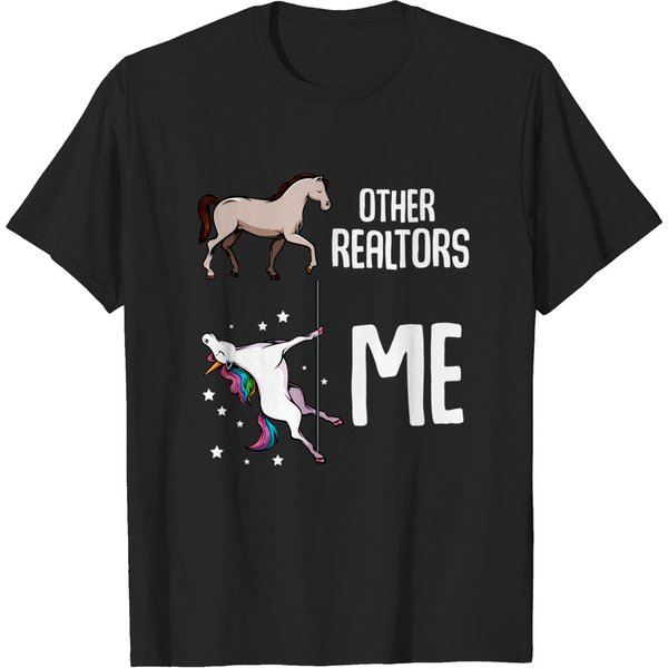 Realtor - Magical Unicorn Real Estate Agent - Realtor - T-Shirt-image
