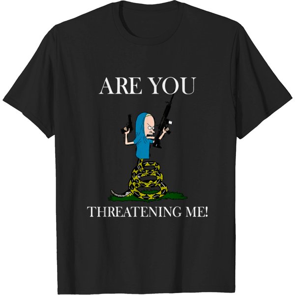 Are You Threatening Me Halloween Welcome T-Shirt-image