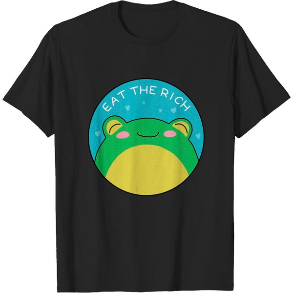 Eat The Rich - Frog - Frog - T-Shirt-image