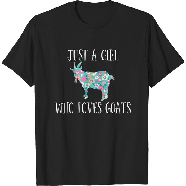Goat - Just A Girl Who Loves Goats - Goat - T-Shirt-image