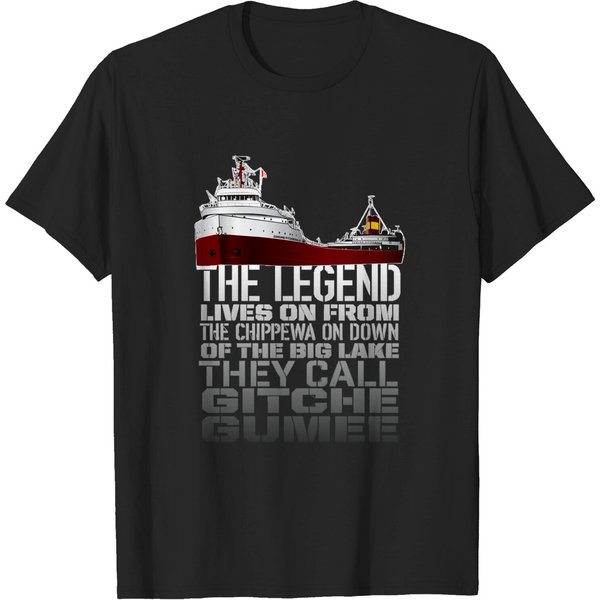 The Legend Lives On - Edmund Fitzgerald - T-Shirt-image