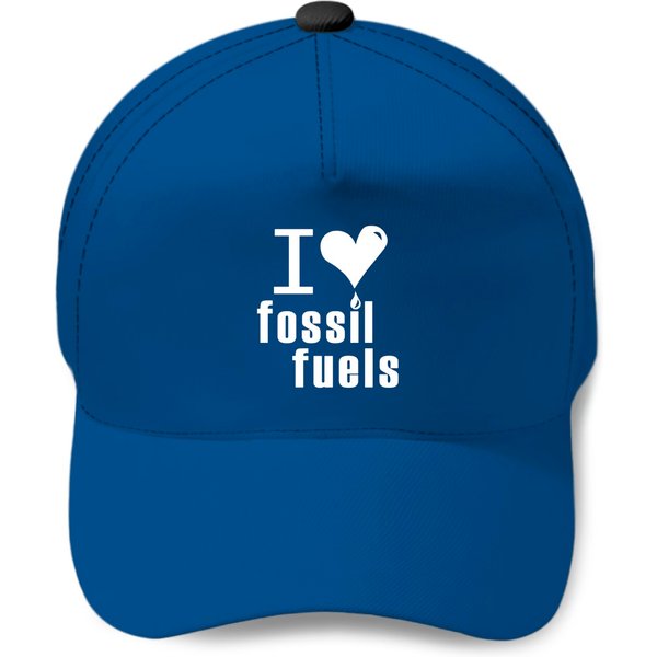 I Love Fossil Fuels Baseball Caps-image