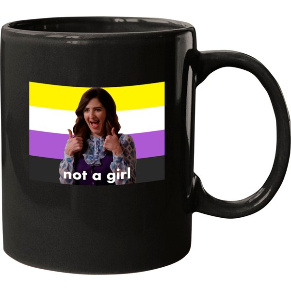 Nonbinary Janet “Not A Girl” (The Good Place) - The Good Place - Mugs-image