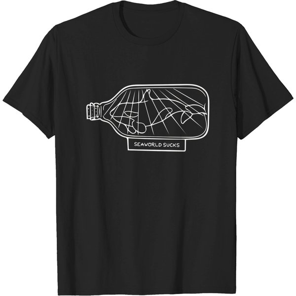 Seaworld Sucks - Whale - T-Shirt-image