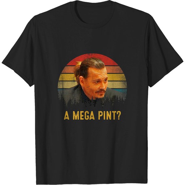 A Mega Pint Johnny Depp Classic T-Shirt-image