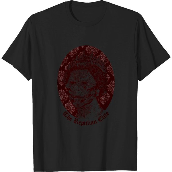 The Reptilian Elite - Royal - T-Shirt-image