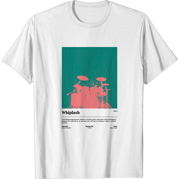 Whiplash Minimalist Design - Whiplash Minimalist Design - T-Shirt-image