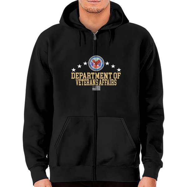 Department Of Veterans Affairs Zip Hoodies-image
