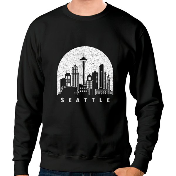 Seattle Washington Skyline Sweatshirts-image