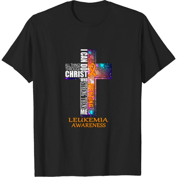 Leukemia Awareness Christmas Gifts T-Shirt-image