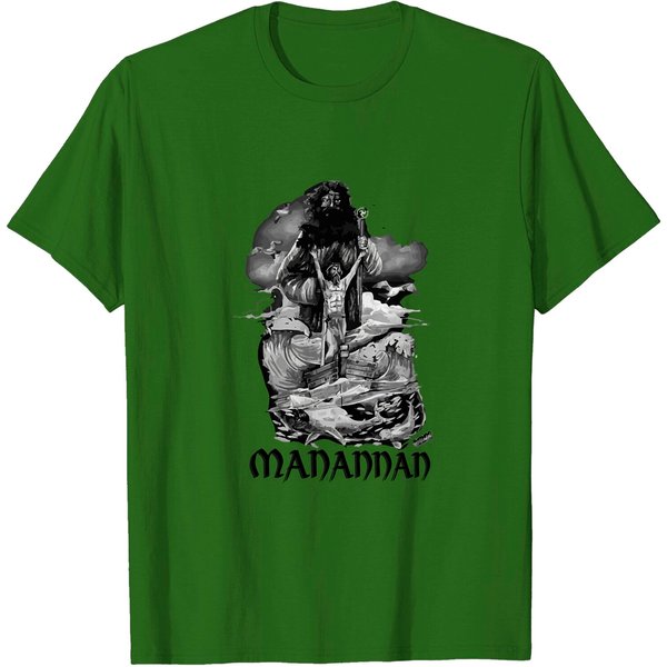 Manannan Traditional Manx God Of The Sea Isle Of M T-Shirt-image