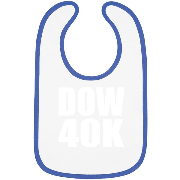 Dow Jones 40k Index Stock Market Wall Street 40000 Bibs