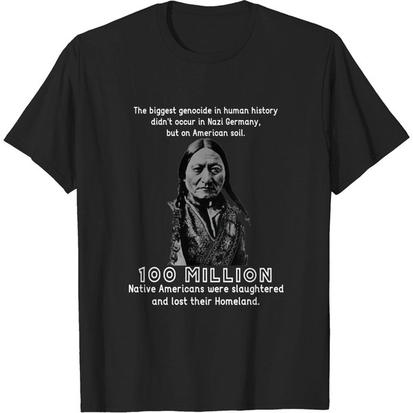 Sitting Bull - Native American - T-Shirt-image