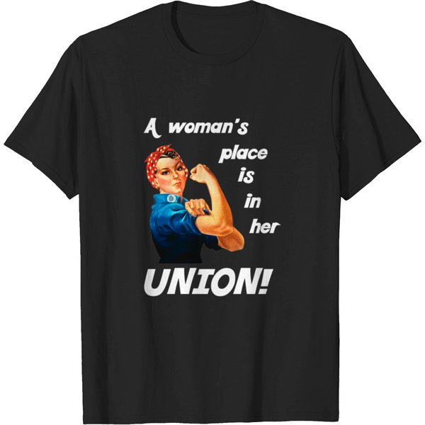 Pro Union Strong - Union Proud Rosie The Riveter C T-Shirt-image
