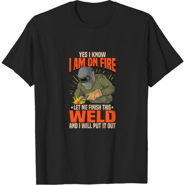 Funny Lit Operator Welder Ironworker Welding Gift T-Shirt-image