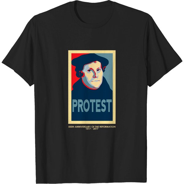 Luther Reform (With 500Th Anniversary Tag) - Martin Luther - T-Shirt-image