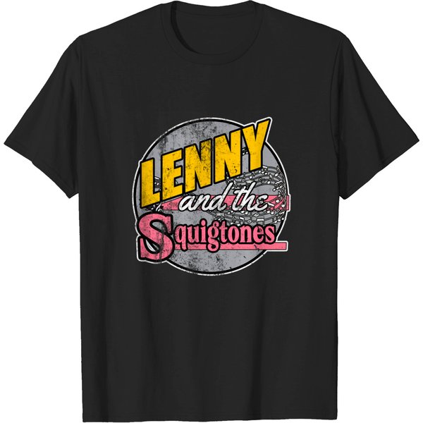 Lenny And The Squigtones, Distressed - Lenny And Squiggy - T-Shirt-image