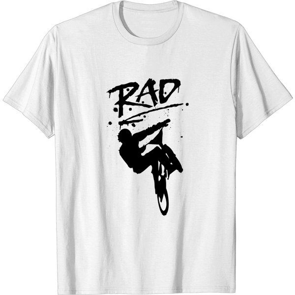 Rad Bmx Bike Graffiti - 80S Movie Radical T-Shirts - Rad - T-Shirt-image