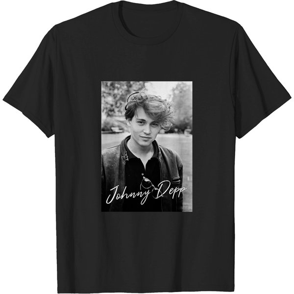 Johnny Depp Young 90S Classic T-Shirt-image