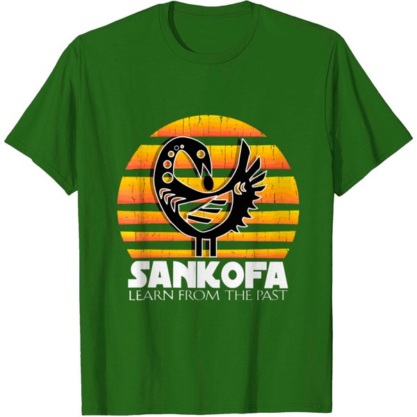 Sankofa - Learn From The Past African Gift Gift Te T-Shirt-image
