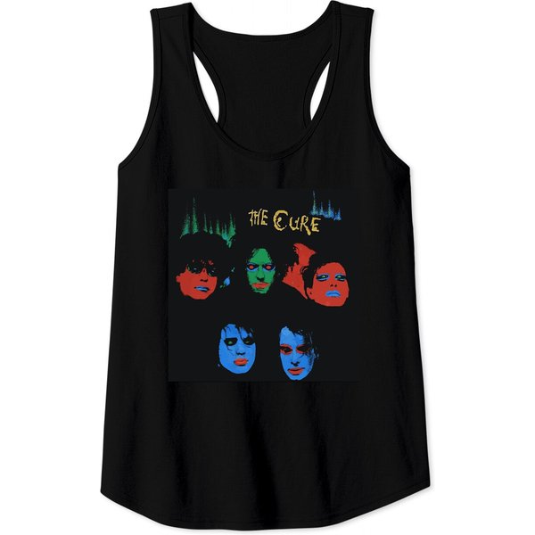 Vintage 1985 The Cure In Between Days Tank Tops-image