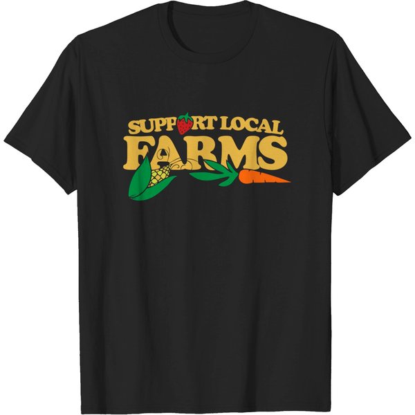 Support Local Farms - Support Local Farms - T-Shirt-image