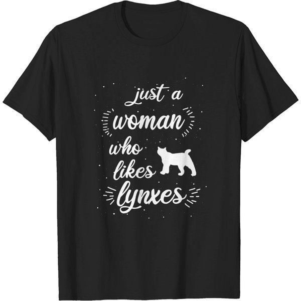 Lynx Women Gift Girls Love Animals - Lynx - T-Shirt-image