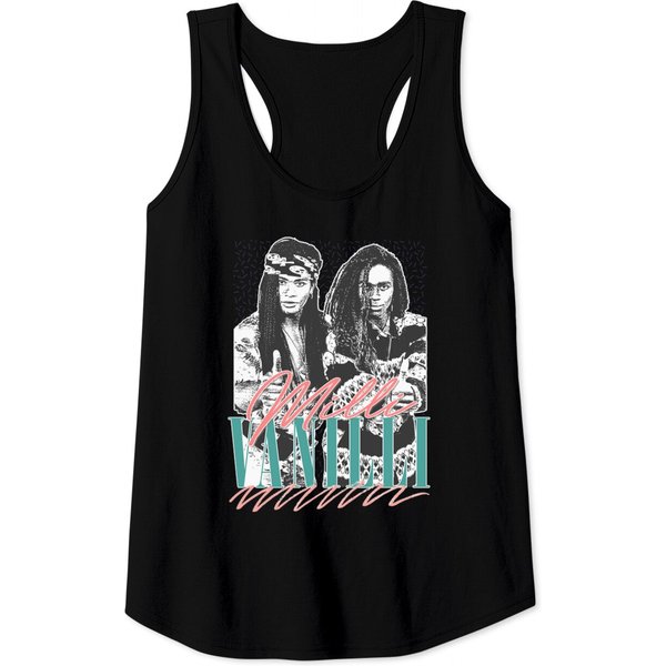 Milli Vanilli // Vintage Style 90S Aesthetic Design - Milli Vanilli - Tank Tops-image