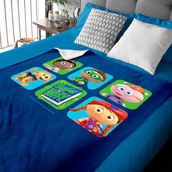 Super Why Baby Blankets - Fun Children's Superhero Design-image