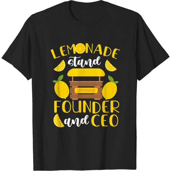 Lemonade Stand Founder Gift T-Shirt-image