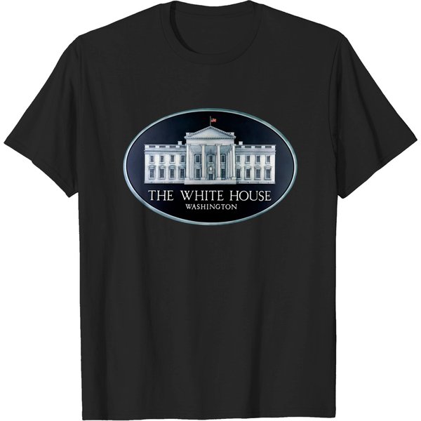 The White House Emblem - The White House Washington - T-Shirt-image