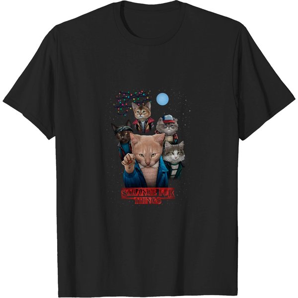 Strange Fur Things Classic T-Shirt-image