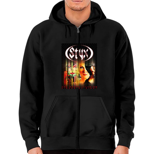 Styx Band Classic Zip Hoodies-image