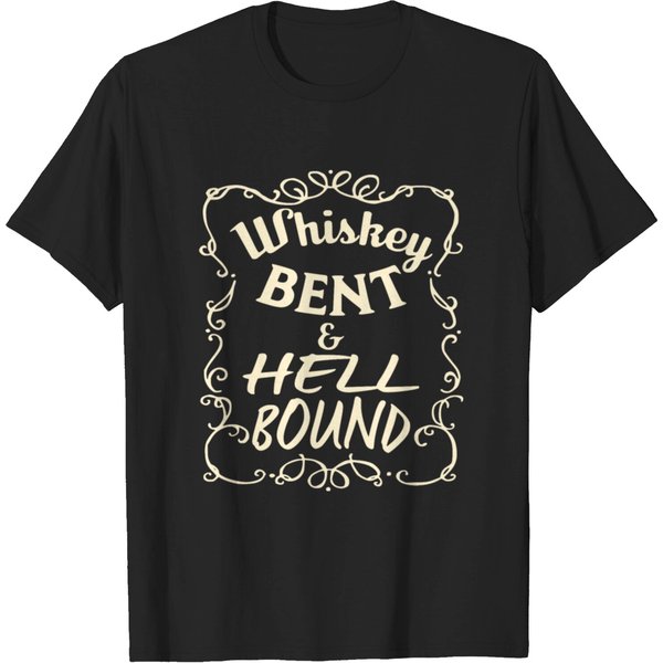 Whisky Bent & Hell Bound ©Whitetigerllc.Com T-Shirt-image
