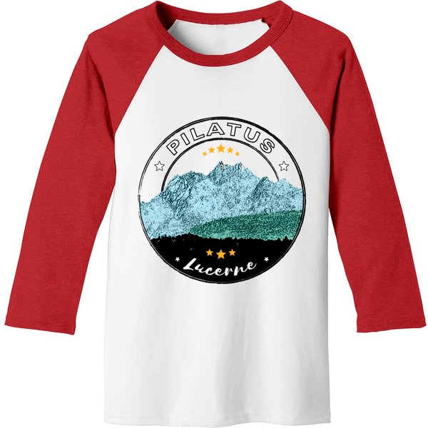 Stempel Pilatus | Lucerne | Switzerland Baseball Tees-image