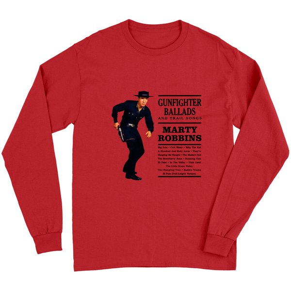 Marty Robbins Gunfighter Ballads | Big Iron - Marty Robbins - Long Sleeves-image
