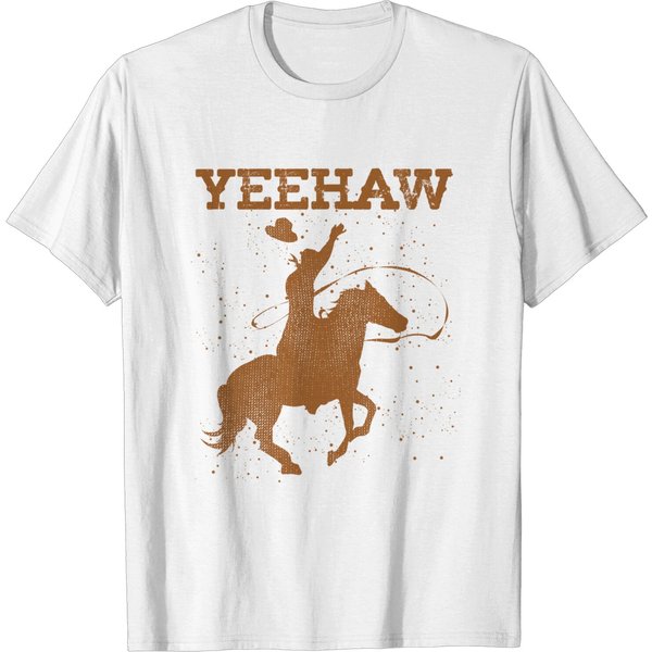 Yeehaw Bull Riding Texas T-Shirt-image