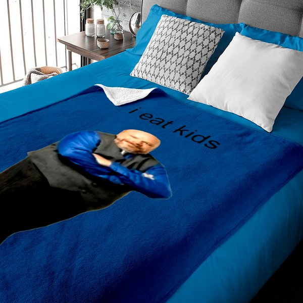 Bertram Winkle I Eat Kids Baby Blankets