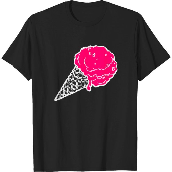 Ice Cream Cone – Pink T-Shirt-image