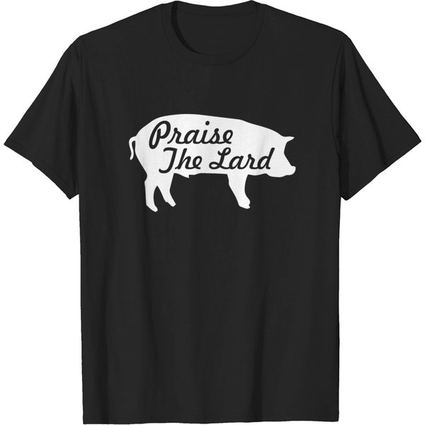 Praise The Lard Pig Pork Bbq Barbecue T-Shirt-image