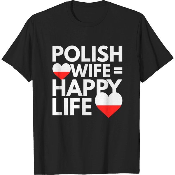 Polish Wife Is Happy Life T-Shirt-image