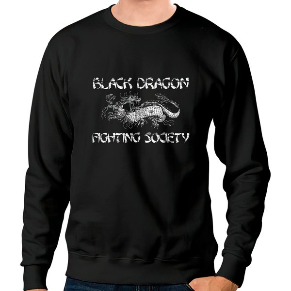 Count Dante Black Dragon Fighting Society, Weathered Board Distress - Black Dragon - Sweatshirts-image