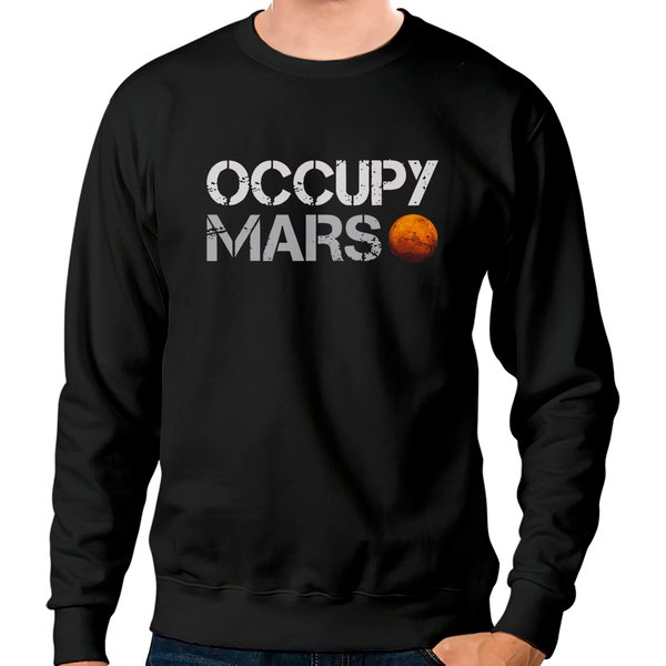 Occupy Mars As Worn By Elon Musk Sweatshirts-image