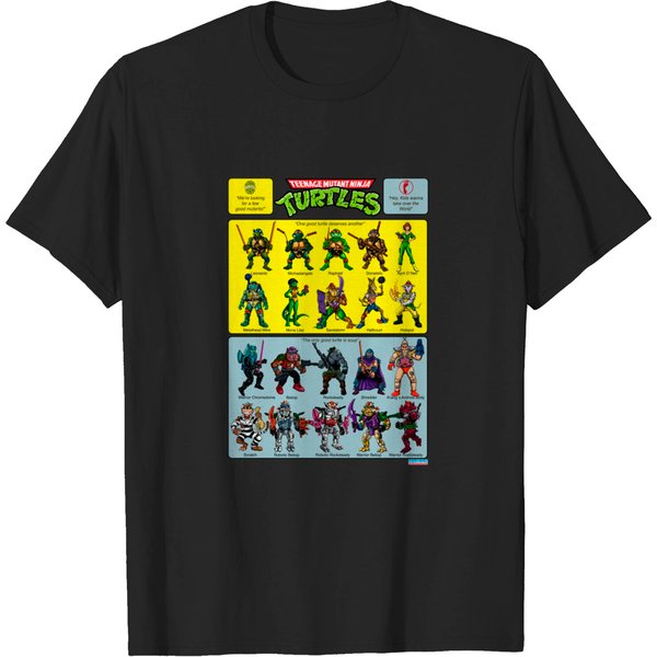 Tmnt Vintage Figures Poster - Teenage Mutant Ninja Turtes - T-Shirt-image