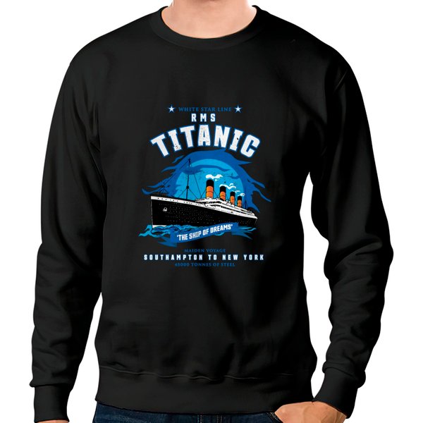 White Star Line Rms Titanic - Boys Girls Kids Gift Sweatshirts-image