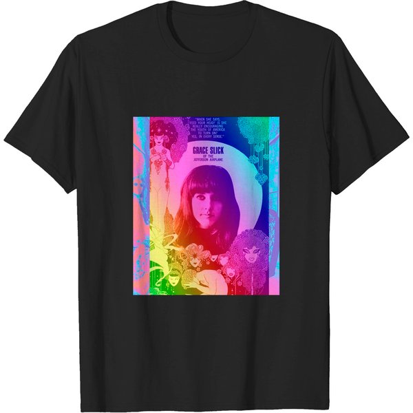 Grace Slick And The Jefferson Airplane Classic T-Shirt-image