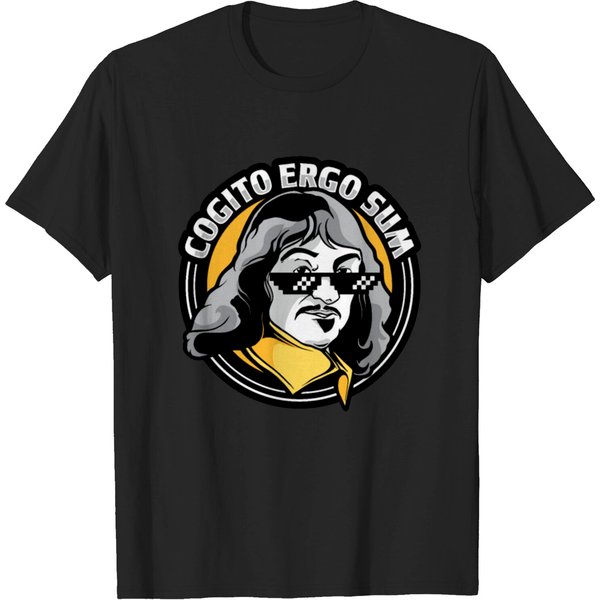 Philosopher Descartes Philosophy Student T-Shirt-image