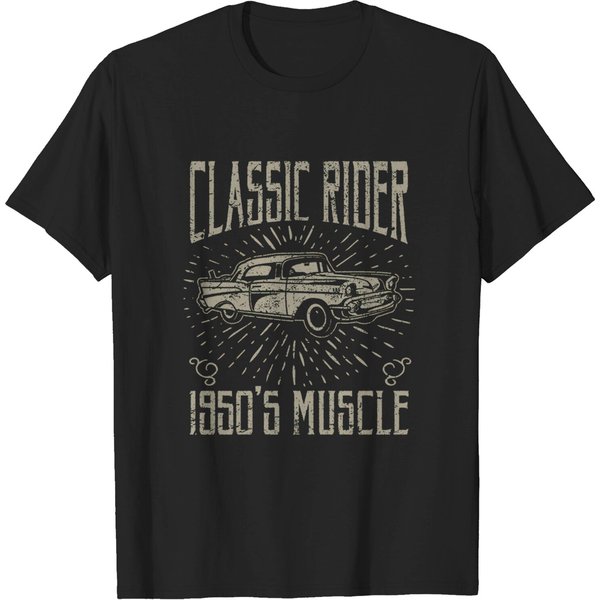 Classic 1950'S Muscle Car - Muscle Car - T-Shirt-image