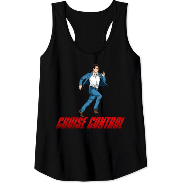 Cruise Control - Tom Cruise Running - Tank Tops-image